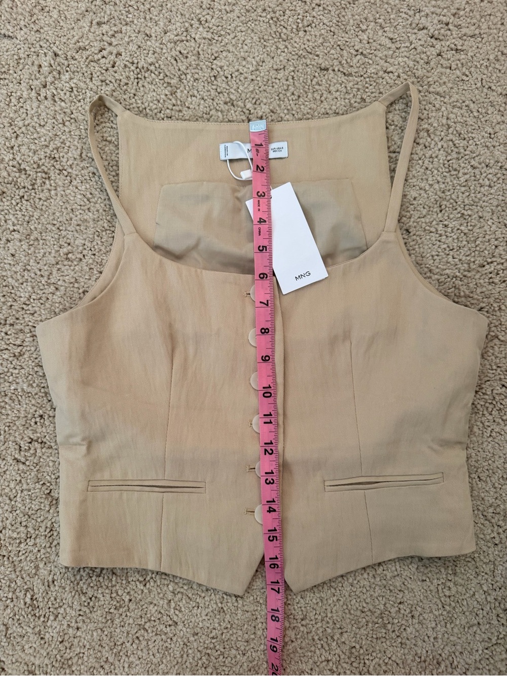 Mango Lyocell Suit Vest - Picture 10 of 11